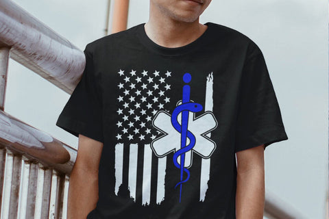 EMT Svg , First Responder Flag T-shirt SVG DesignDestine 