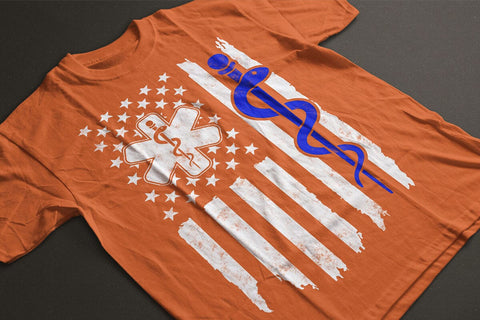 EMT Svg , First Responder Flag T-shirt SVG DesignDestine 