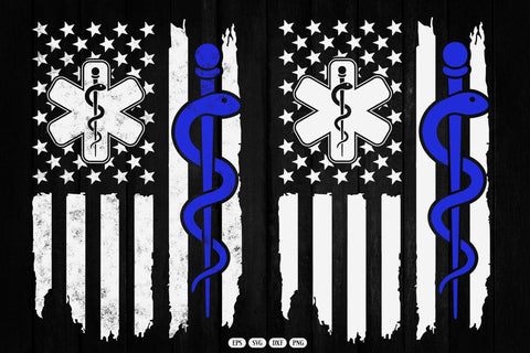 EMT Svg , First Responder Flag T-shirt SVG DesignDestine 