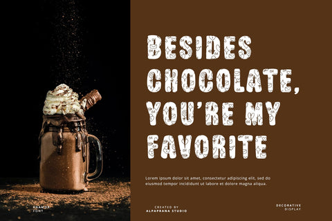 Enamor - Display Font Font Alpaprana Studio 