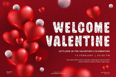 Enamor - Display Font Font Alpaprana Studio 