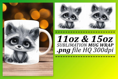Enchanted Animal Kingdom Mug Wrap - Sublimation 11oz Sublimation afrosvg 