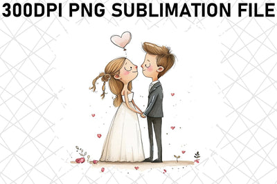 Enchanted Elegance: Wedding PNG Design Sublimation afrosvg 