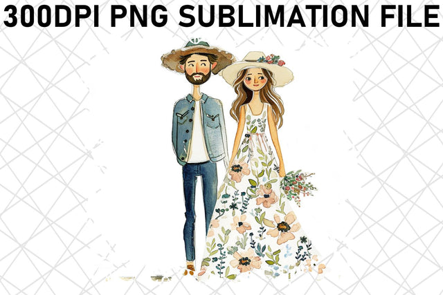Enchanted Ever After: Bride & Groom Sublimation Collection Sublimation afrosvg 