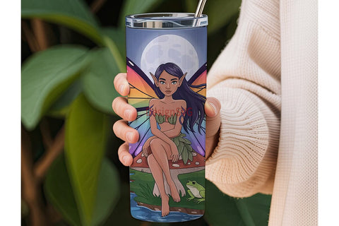 Enchanted Fairy 20oz Tumbler Wrap Sublimation DesignSVG 