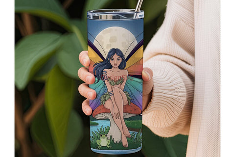 Enchanted Fairy 20oz Tumbler Wrap Sublimation DesignSVG 