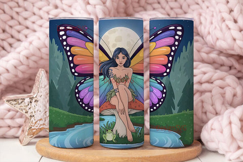 Enchanted Fairy 20oz Tumbler Wrap Sublimation DesignSVG 