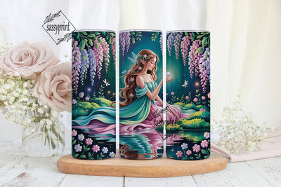Enchanted Fairy 20oz Tumbler Wrap Sublimation sassyprint 