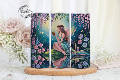Enchanted Fairy 20oz Tumbler Wrap Sublimation sassyprint 