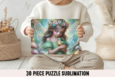 Enchanted Fairy Puzzle PNG for Sublimation Sublimation BijouBay 