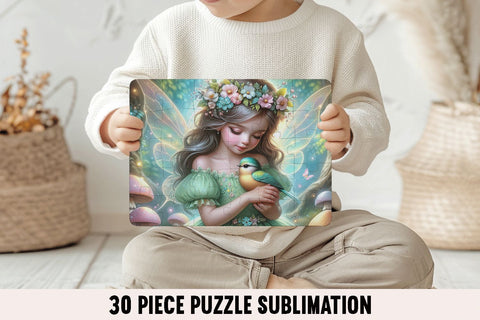 Enchanted Fairy Puzzle PNG for Sublimation Sublimation BijouBay 