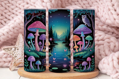 Enchanted Forest 20oz Tumbler Wrap Sublimation DesignSVG 
