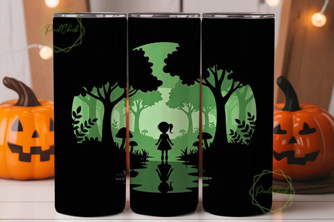 Enchanted Forest 20oz Tumbler Wrap Sublimation PixelChick 