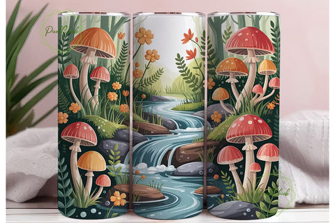 Enchanted Forest 20oz Tumbler Wrap Sublimation PixelChick 