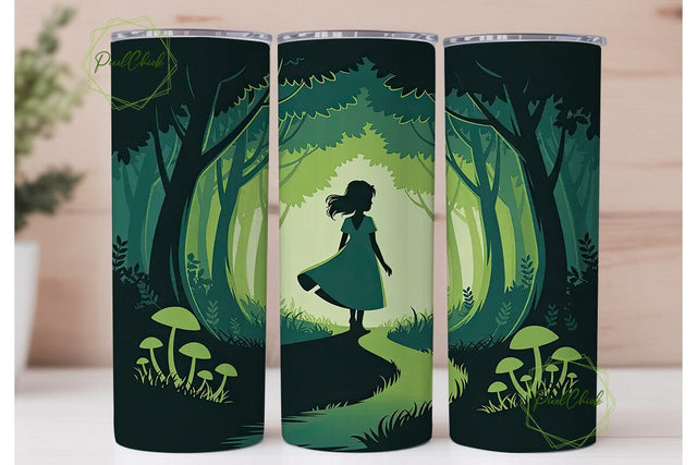 Enchanted Forest 20oz Tumbler Wrap Sublimation PixelChick 