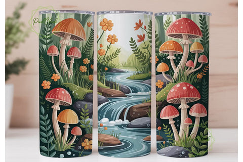 Enchanted Forest 20oz Tumbler Wrap Sublimation PixelChick 