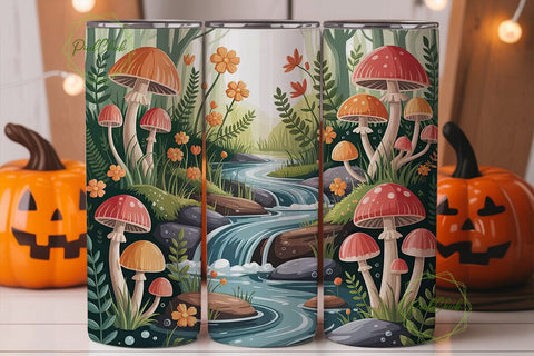 Enchanted Forest 20oz Tumbler Wrap Sublimation PixelChick 