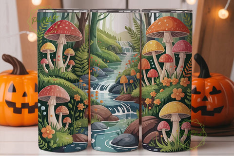 Enchanted Forest 20oz Tumbler Wrap Sublimation PixelChick 