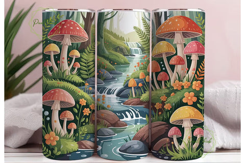 Enchanted Forest 20oz Tumbler Wrap Sublimation PixelChick 