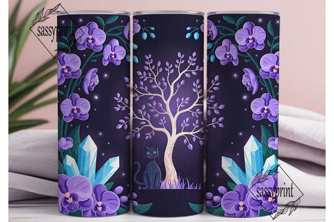 Enchanted Forest 20oz Tumbler Wrap Sublimation sassyprint 