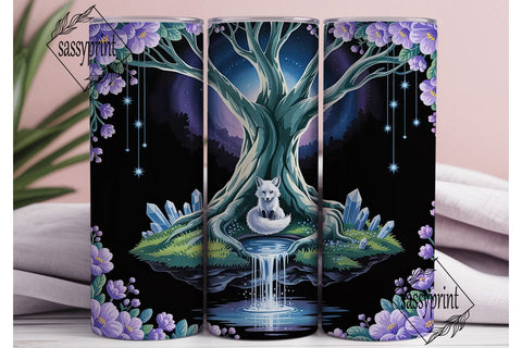 Enchanted Forest 20oz Tumbler Wrap Sublimation sassyprint 