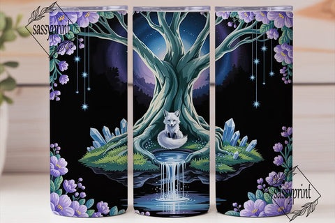 Enchanted Forest 20oz Tumbler Wrap Sublimation sassyprint 
