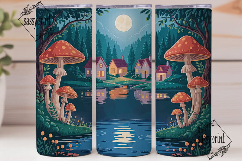 Enchanted Forest Tumbler Wrap Sublimation sassyprint 