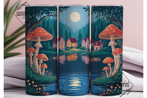 Enchanted Forest Tumbler Wrap Sublimation sassyprint 