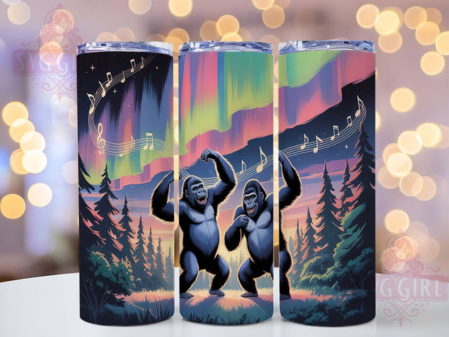 Enchanted Forest Wildlife Tumbler Wrap, Enchanted Wildlife Design, Magical Creature Cup, Nature Lover Gift, Dancing Animal Art, Woodland Sublimation, Mystical Beast Drinkware Sublimation SvggirlplusArt 