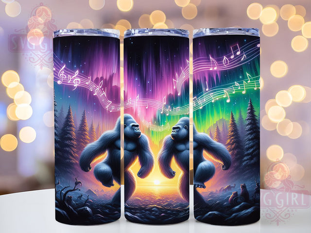 Enchanted Forest Wildlife Tumbler Wrap, Enchanted Wildlife Design, Magical Creature Cup, Nature Lover Gift, Dancing Animal Art, Woodland Sublimation, Mystical Beast Drinkware Sublimation SvggirlplusArt 