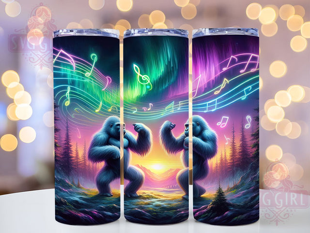 Enchanted Forest Wildlife Tumbler Wrap, Enchanted Wildlife Design, Magical Creature Cup, Nature Lover Gift, Dancing Animal Art, Woodland Sublimation, Mystical Beast Drinkware Sublimation SvggirlplusArt 