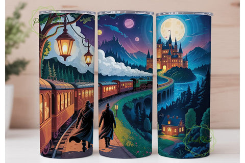 Enchanted Journey Tumbler Wrap Sublimation PixelChick 
