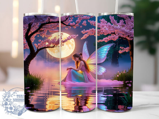 Enchanted Magical Fairy Tumbler, Magical Fairy Design, 20Oz Sublimation, Enchanted Fairy Art, Fantasy Printable, Whimsical Tumbler Wrap, Beautiful Fairy Theme Sublimation ToriDesigns 