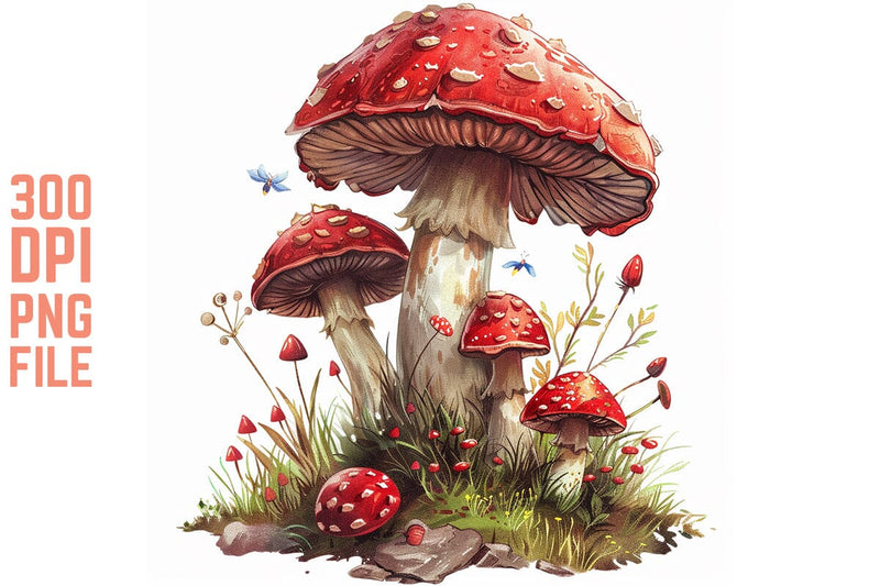 Enchanted Mushrooms Clipart #20 SVG Craftlabsvg24 