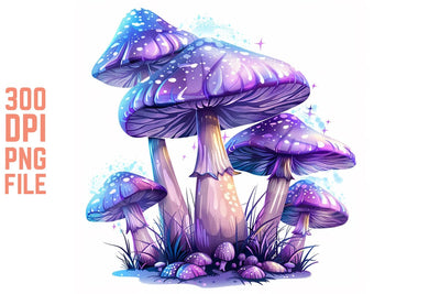 Enchanted Mushrooms Clipart #26 SVG Craftlabsvg24 