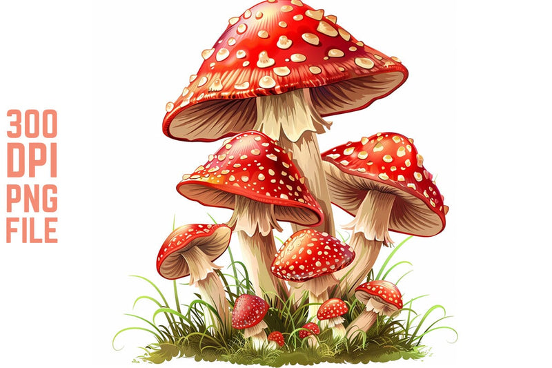 Enchanted Mushrooms Clipart #29 SVG Craftlabsvg24 