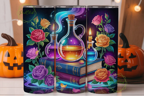 Enchanted Potion Bottles 20oz Tumbler Sublimation PixelChick 