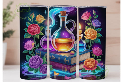 Enchanted Potion Bottles 20oz Tumbler Sublimation PixelChick 