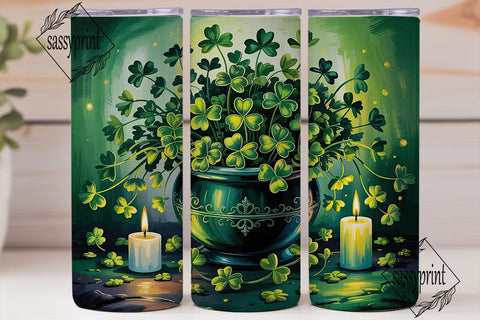 Enchanted St. Patrick's Day Tumbler Wrap Sublimation sassyprint 