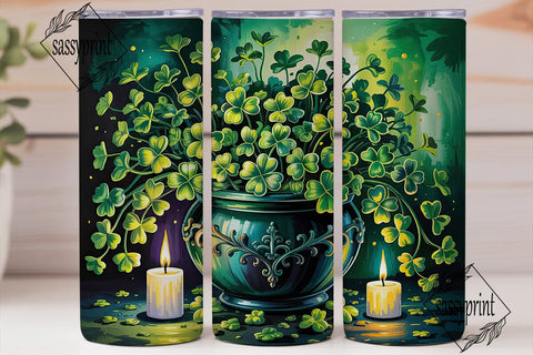 Enchanted St. Patrick's Day Tumbler Wrap Sublimation sassyprint 