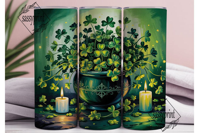 Enchanted St. Patrick's Day Tumbler Wrap Sublimation sassyprint 
