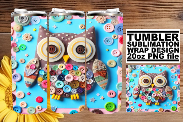 Enchanting Bird Owl Sublimation: Captivating Print Sublimation afrosvg 