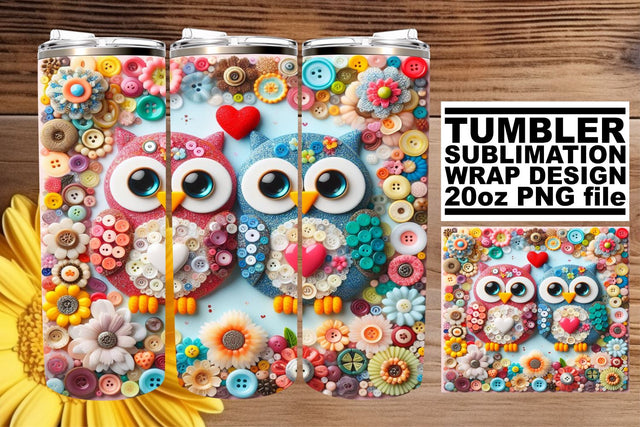 Enchanting Bird Owl Sublimation: Enriching Art Sublimation afrosvg 
