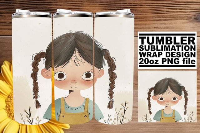 Enchanting Boho Children Sublimation Tumbler Art Sublimation afrosvg 