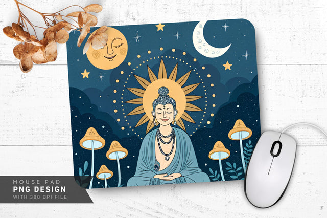 Enchanting Cosmic Glow Mousepad Sublimation Regulrcrative 