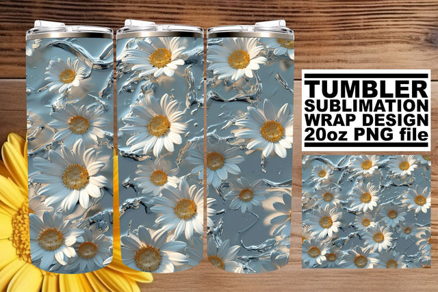 Enchanting Flower Pattern Mug Wrap: Spring Serenade Sublimation afrosvg 