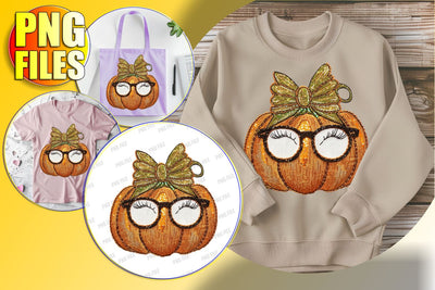 Enchanting Halloween Pumpkin with Bow Design Sublimation afrosvg 