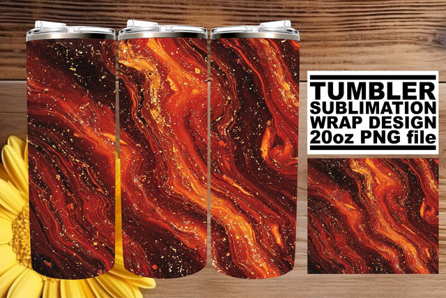 Enchanting Red Glitter Pattern Tumbler Wrap Art Sublimation afrosvg 