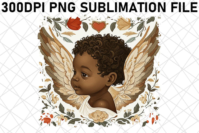 Enchanting Valentine's Fantasy: Watercolor Sublimation Sublimation afrosvg 