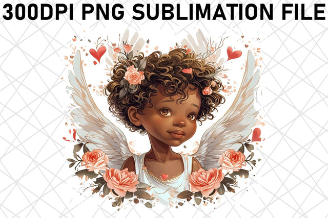 Enchanting Valentine's Wonderland: Watercolor Sublimation Sublimation afrosvg 